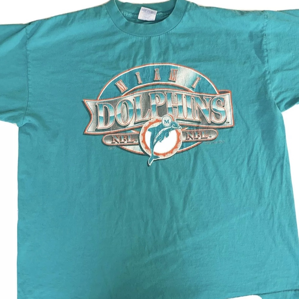 Miami Dolphins Vintage 1995 NFL Tshirt XXL Single